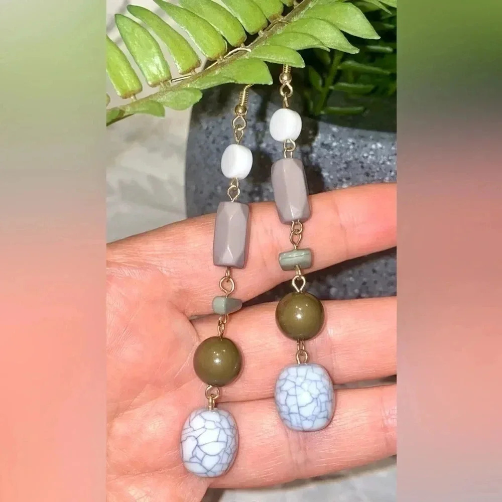 🌸😊🙏 Handmade  earrings 🙏😊🌸